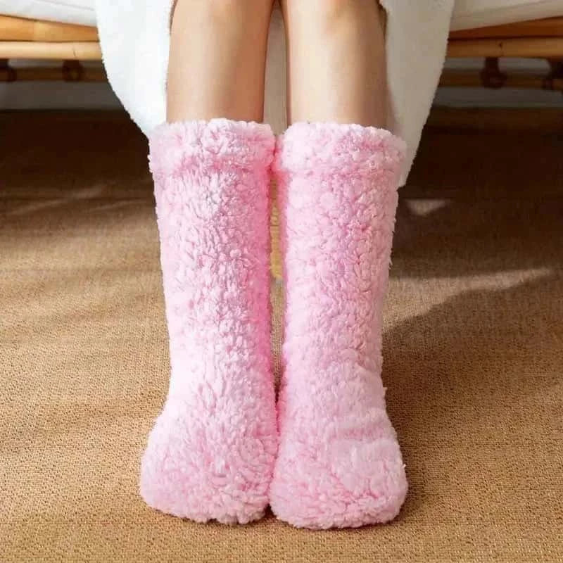 Sherpa Ultra Soft Socks Pink